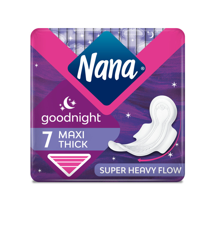 NANA MAXI GOODNIGHT WINGS 7 PADS