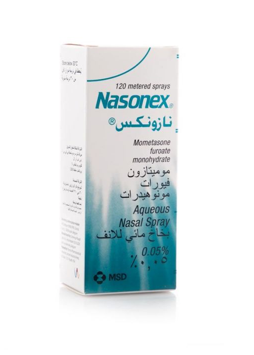 نازونيكس بخاخ للأنف 0.5% 120بخة
