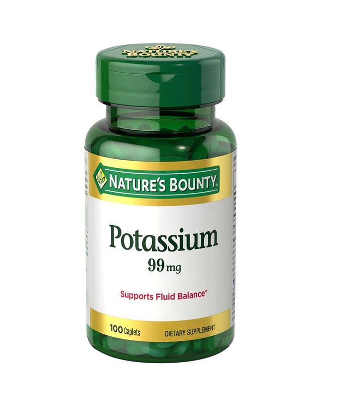 [I138000] NATURE'S BOUNTY POTASSIUM 99 MG 100 CAPLETS