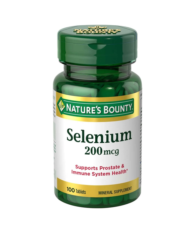 NATURE'S BOUNTY SELENIUM 200 MCG 100 TABLETS