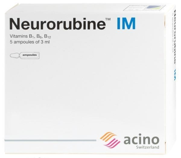 NEURORUBINE 3 ML 5 AMPULES