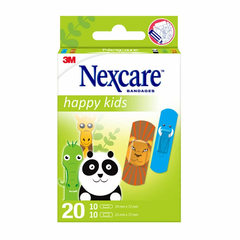 NEXCARE HAPPY KIDS 20 ASSORTED