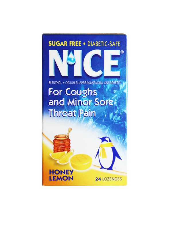 NICE HONEY & LEMON 24 LOZENGES