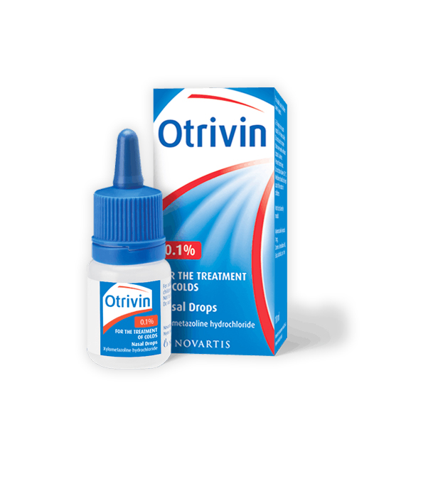 OTRIVIN NASAL DROPS 0.1% 10 ML