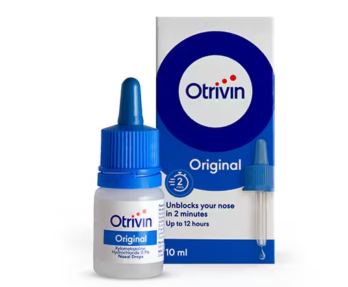 OTRIVIN NASAL DROPS 0.1% 10ML