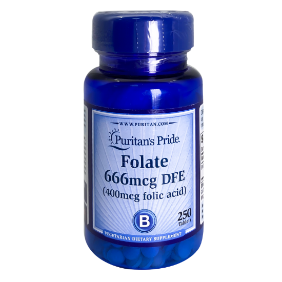 [I138158] PURITAN'S PRIDE FOLIC ACID 400 MCG 250 TABLETS