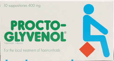 PROCTO GLYVENOL 400 MG 10 SUPPOSITORIES