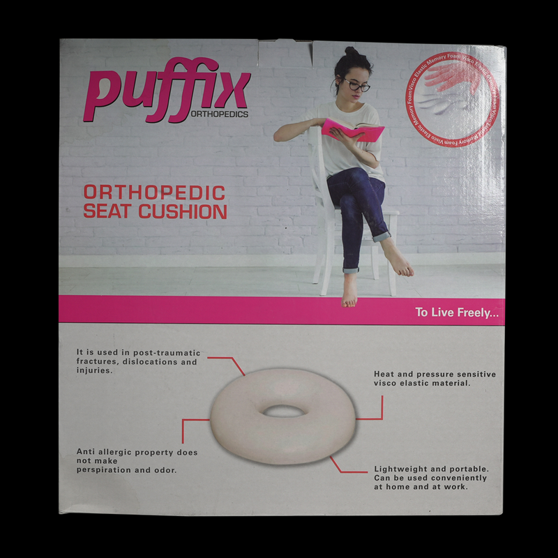 PUFFIX ORTHOPEDIC DONUT PILLOW VISCO