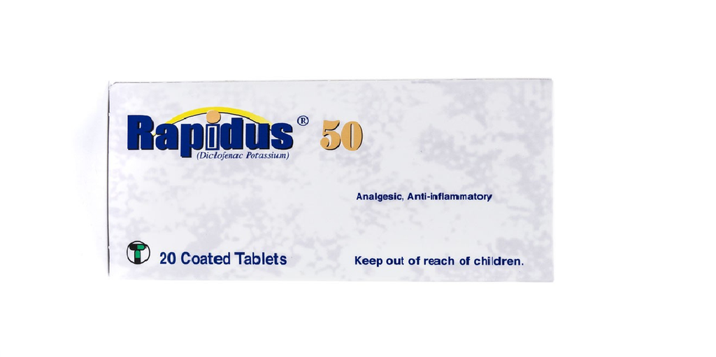 RAPIDUS 50 MG 20 TABLETS