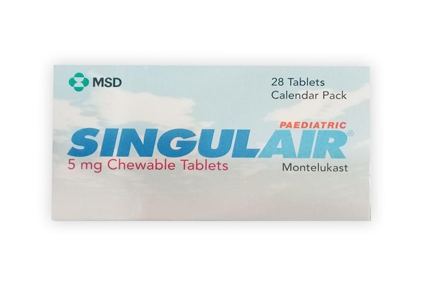 SINGULAIR PEDIATRIC 5MG 28CHEWABLE TABLETS