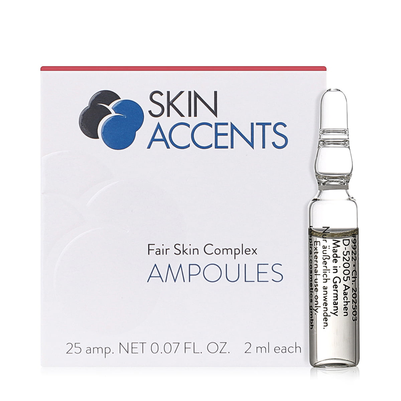 [I138284] SKIN ACCENTS FAIR SKIN COMPLEX 25 AMPOULES