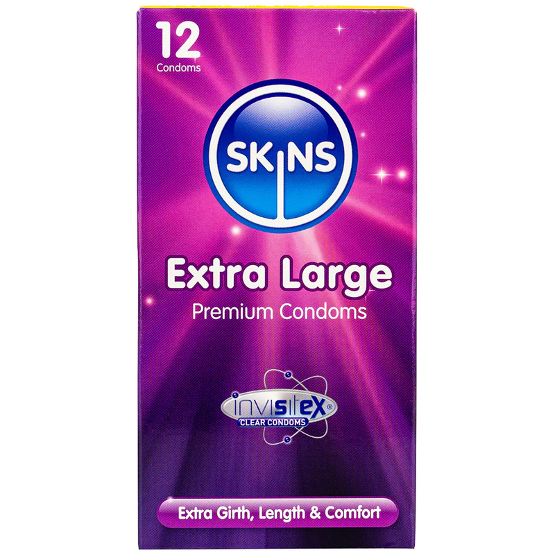 SKINS EXTRA LARGE 12 CONDOMS