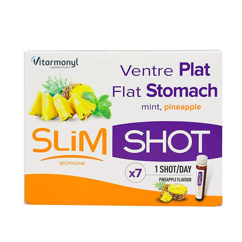 SLIM SHOT FLAT STOMACH MINT, PINEAPPLE 7*25 ML VIALS