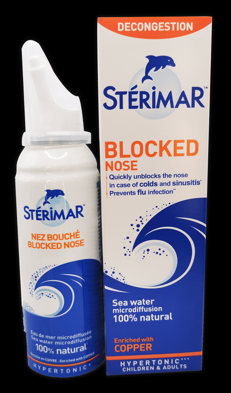 STERIMAR BLOCKED NOSE HYPERTONIC 100 ML