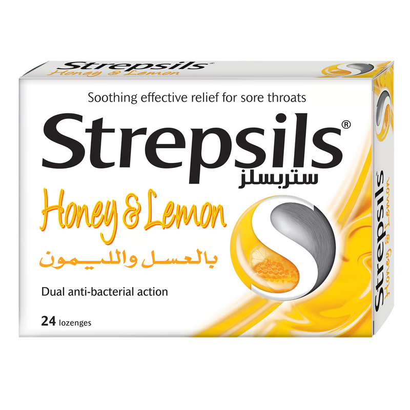 STREPSILS HONEY & LEMON 24 LOZENGES