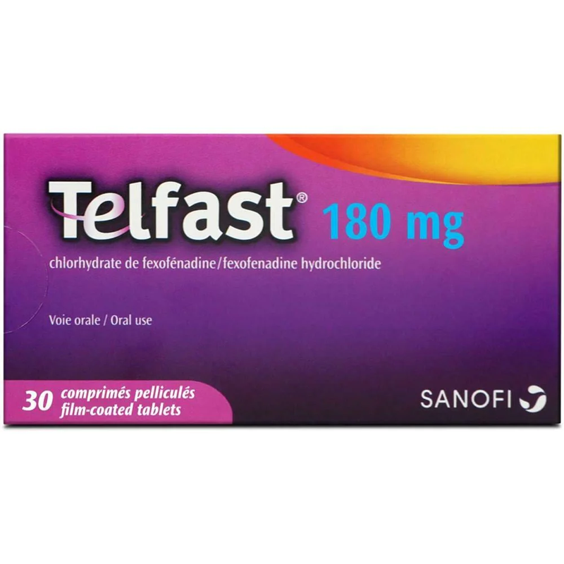 TELFAST 180 MG 30 TABLETS