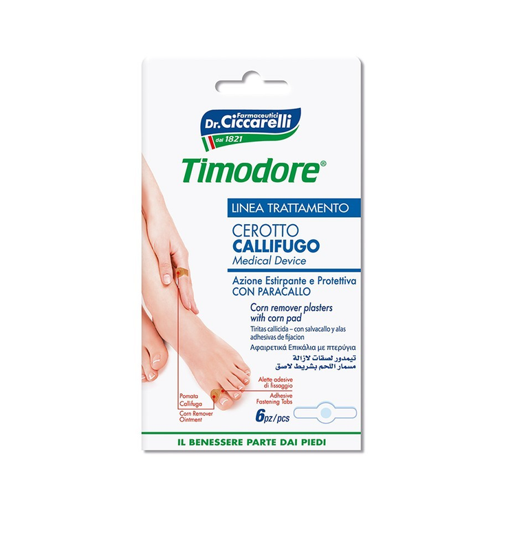 TIMODORE CORN REMOVER PLASTER 6 PCS