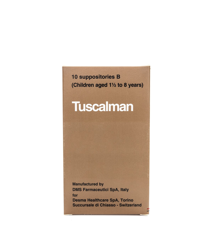 TUSCALMAN B 10 SUPPOSITORIES