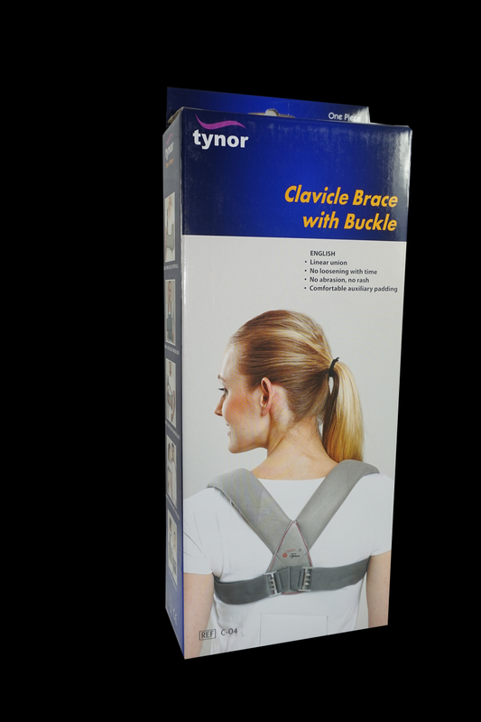 TYNOR CLAVICLE BRACE WITH BUCKLE C 04 LARGE