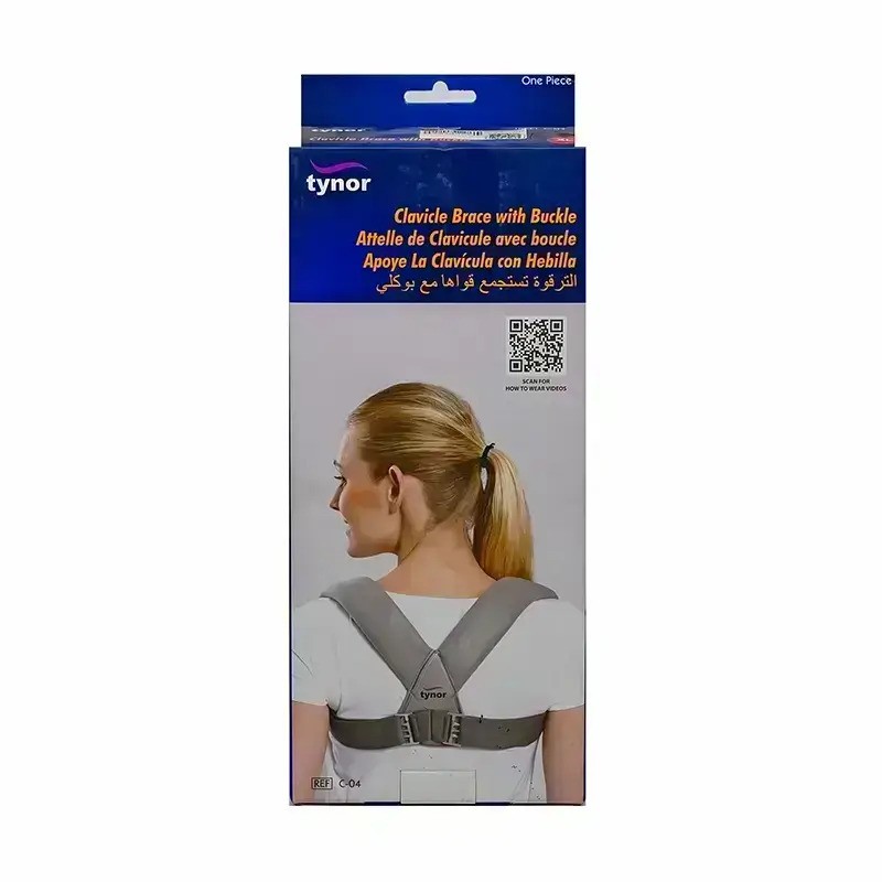 [I138398] TYNOR CLAVICLE BRACE WITH BUKLE C 04 SMALL