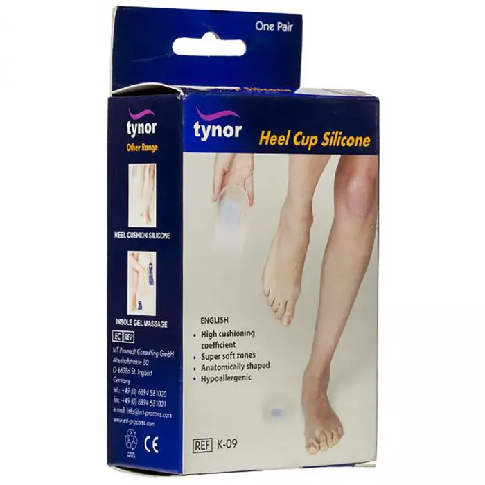 [I138421] TYNOR HEEL CUP SILICON PAIR K 09 MEDIUM