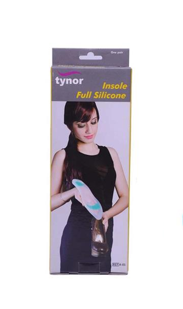 TYNOR INSOLE FULL SILICON PAIR K 01 MEDIUM