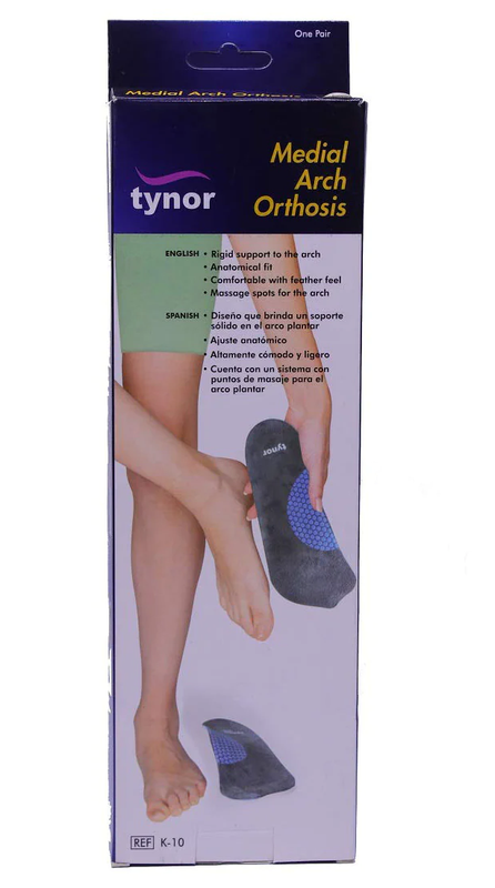 TYNOR MEDICAL ARCH ORTHOSIS PAIR ADULT K 10 L