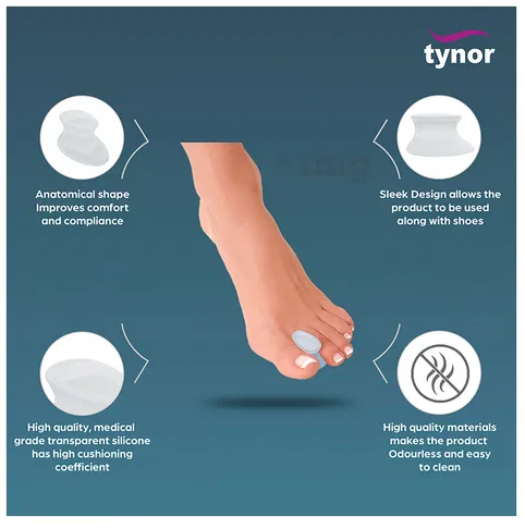 TYNOR TOE SEPARATOR SILICON PAIR K 04 LARGE