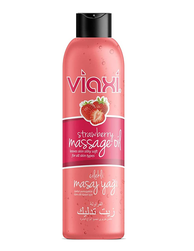 [I138513] VIAXI MASSAGE OIL STRAWBERRY 177 ML