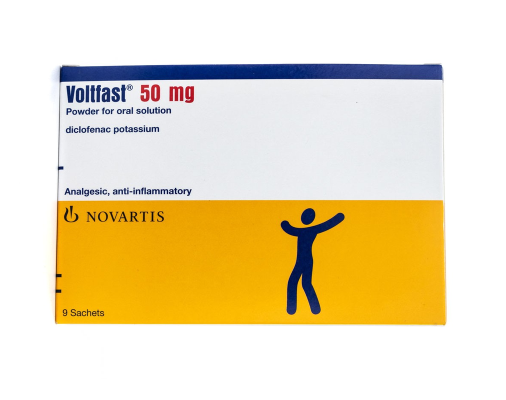 VOLTFAST 50 MG 9 SACHETS