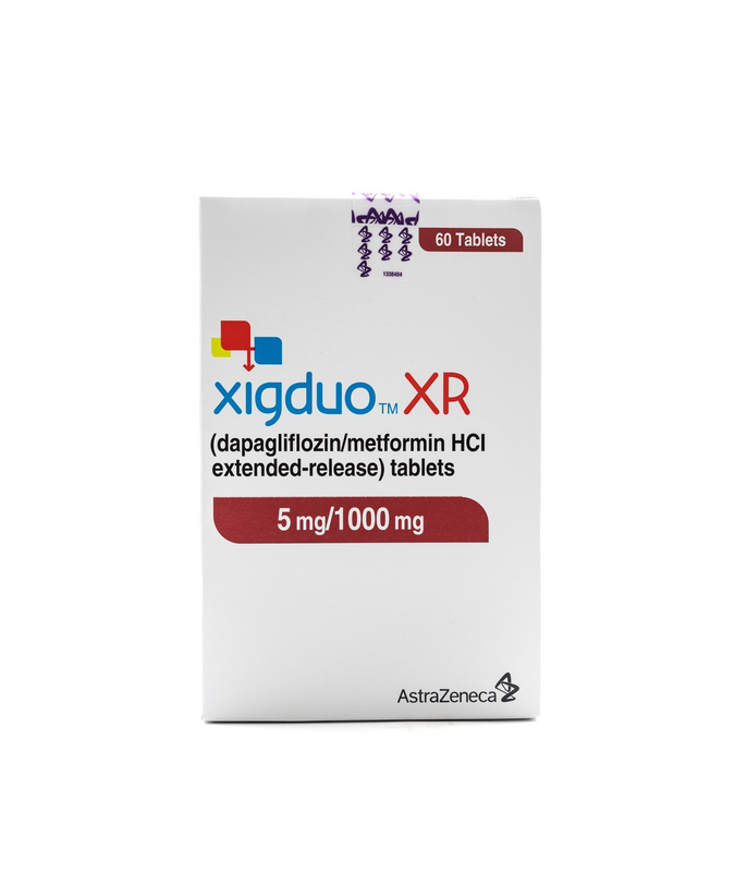 XIGDUO XR 5 MG/1000 MG 60 TABLETS