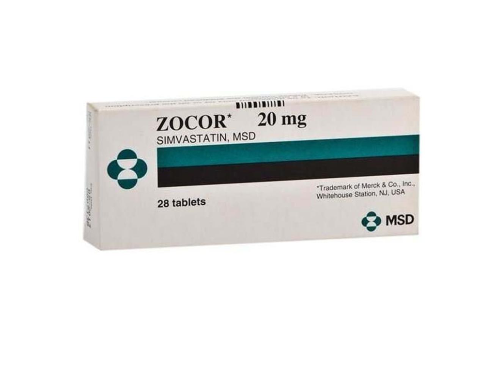 ZOCOR 20 MG 28 TABLETS