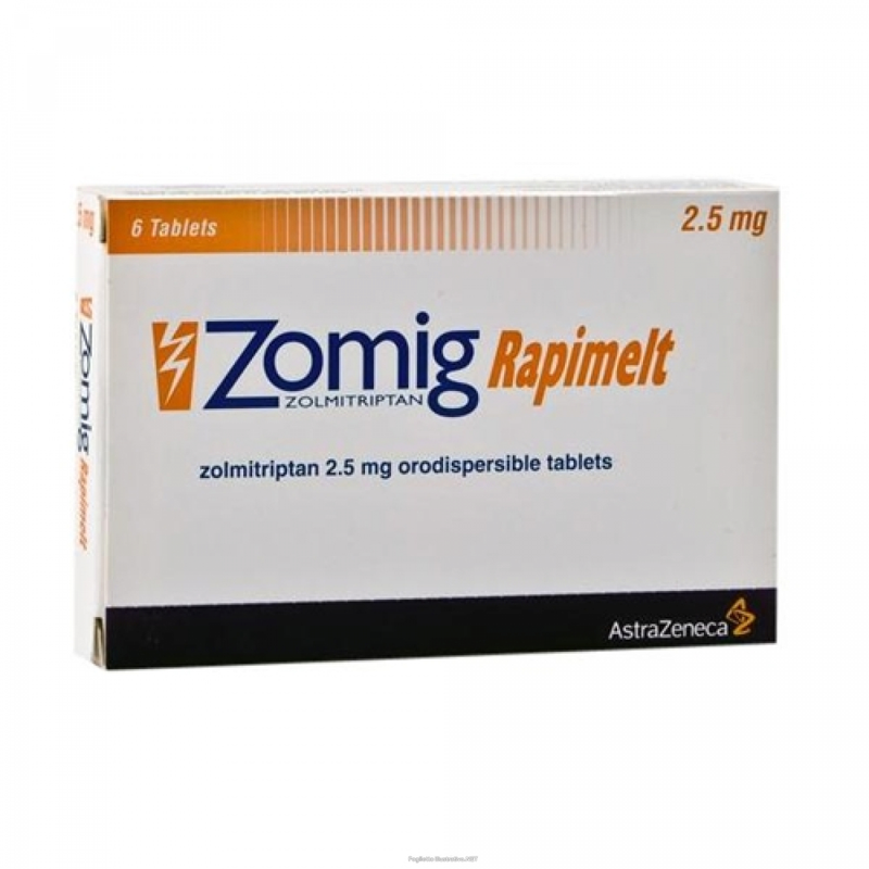 ZOMIG RAPIMELT 2.5 MG 6 TABLETS