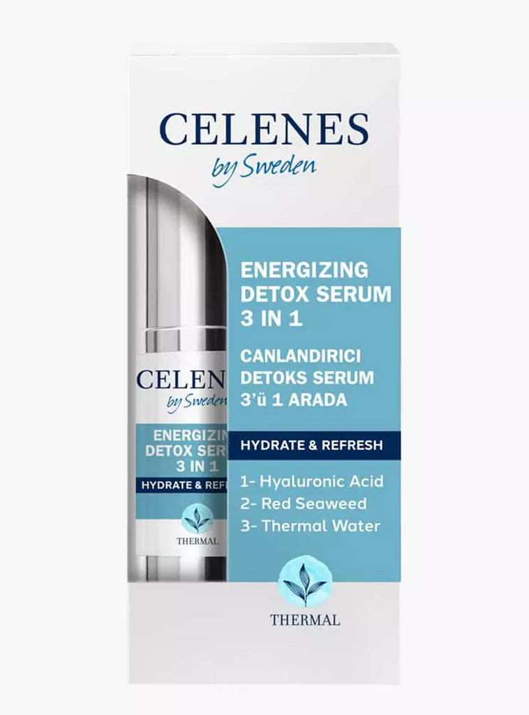 CELENES THERMAL ENERGIZING DETOX SERUM 3 IN 1 30 ML