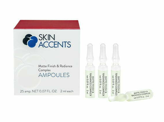 SKIN ACCENTS MAT FINISH&RADIANCE COMPLRX 25X2ML