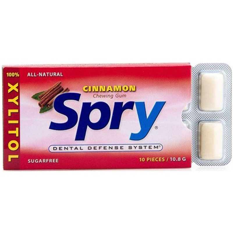 SPRY CINNAMON GUM 10 PIECES