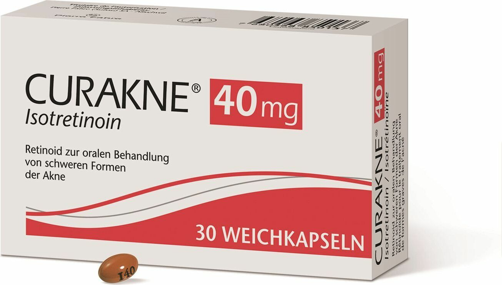 CURACNE 40MG 30CAPSULES