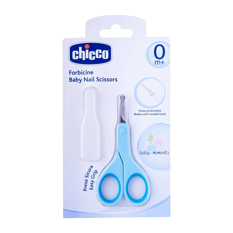 [I138691] CHICCO BABY NAIL SCISSORS BLUE