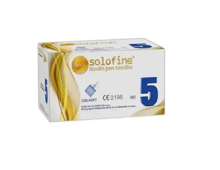SOLOFINE 5 MM 100 NEEDLES