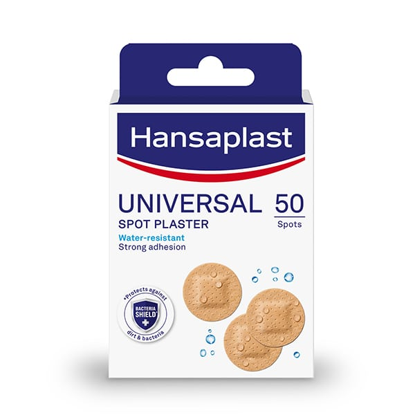 [I138696] HANSAPLAST UNIVERSAL SPOT PLASTERS 50 STRIPS