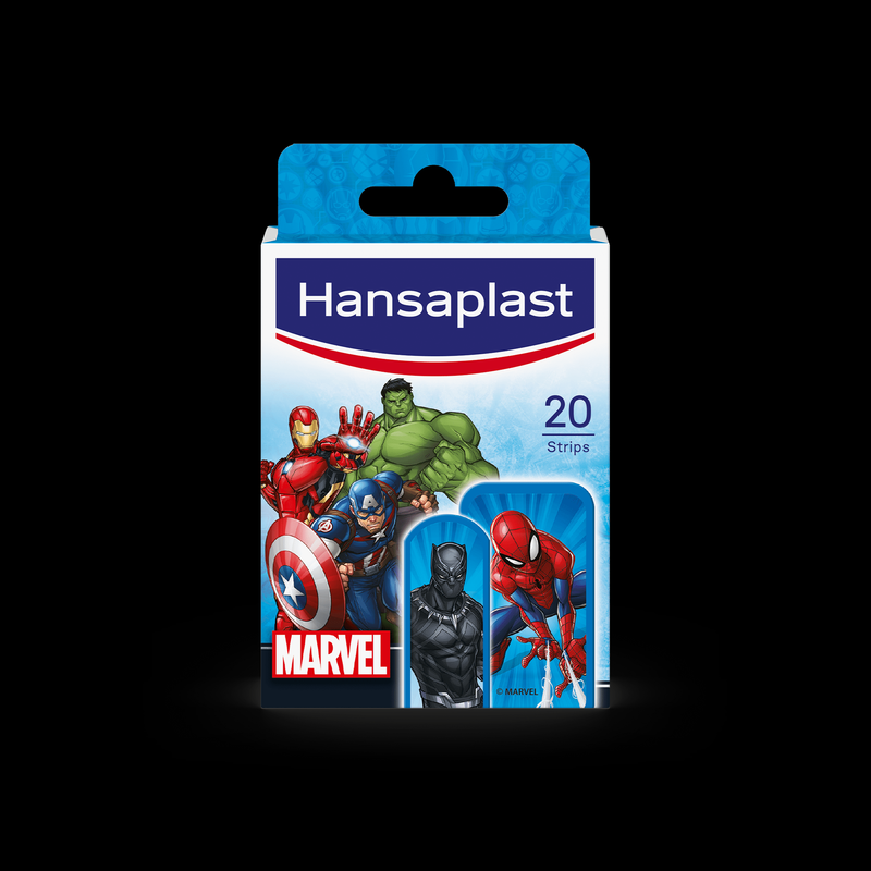 HANSAPLAST KIDS MARVEL 20 ASSORTED STRIPS