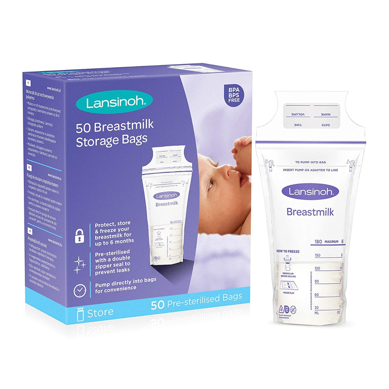 [I138707] LANSINOH BREASTMILK STORAGE 50 BAGS