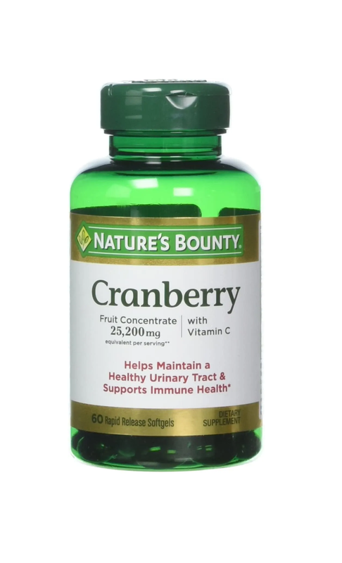 NATURE'S BOUNTY CRANBERRY CONCENTRATE 60 SOFTGELS