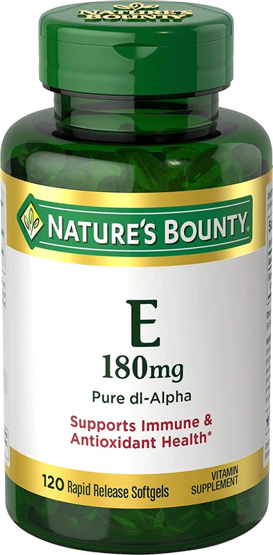 NATURE'S BOUNTY VITAMIN E-180MG (400IU) 120CAP