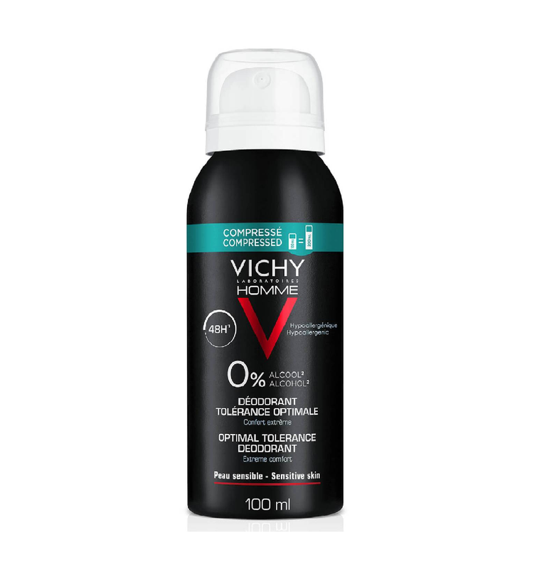 VICHY DEO HOMME OPTIMAL TOLERANCE SPRAY 100 ML