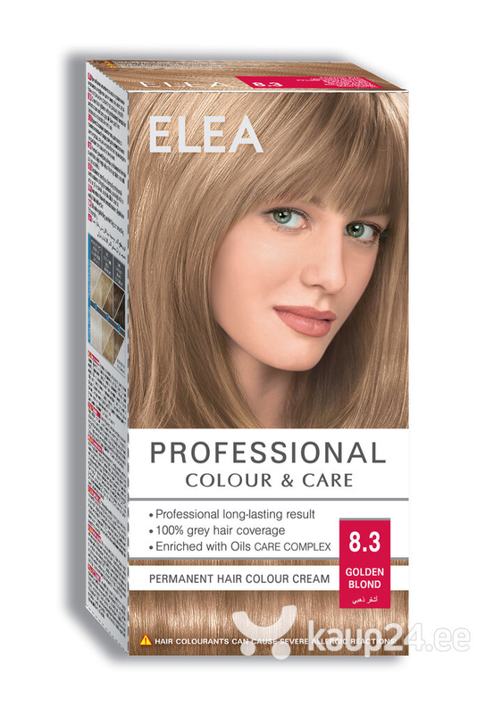 ELEA PERMANENT HAIR COLOUR CREAM 8.3 GOLDEN BLOND123ML