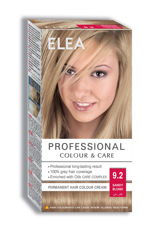 ELEA PERMANENT HAIR COLOUR CREAM 9.2 SANDY BLOND 123ML