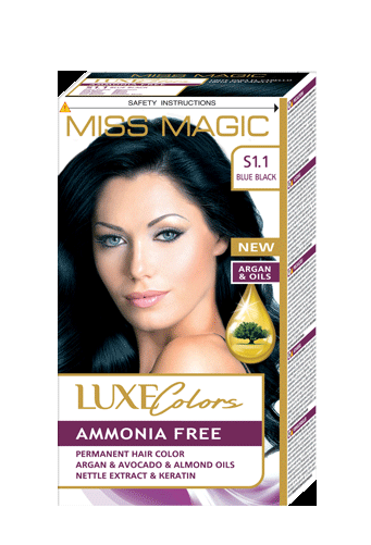 MISS MAGIC LUXE COLOUR AMMONIA FREE S1.1 BLUE BLACK