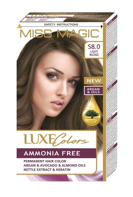 MISS MAGIC LUXE COLOUR AMMONIA FREE S8.0 LIGHT BLOND