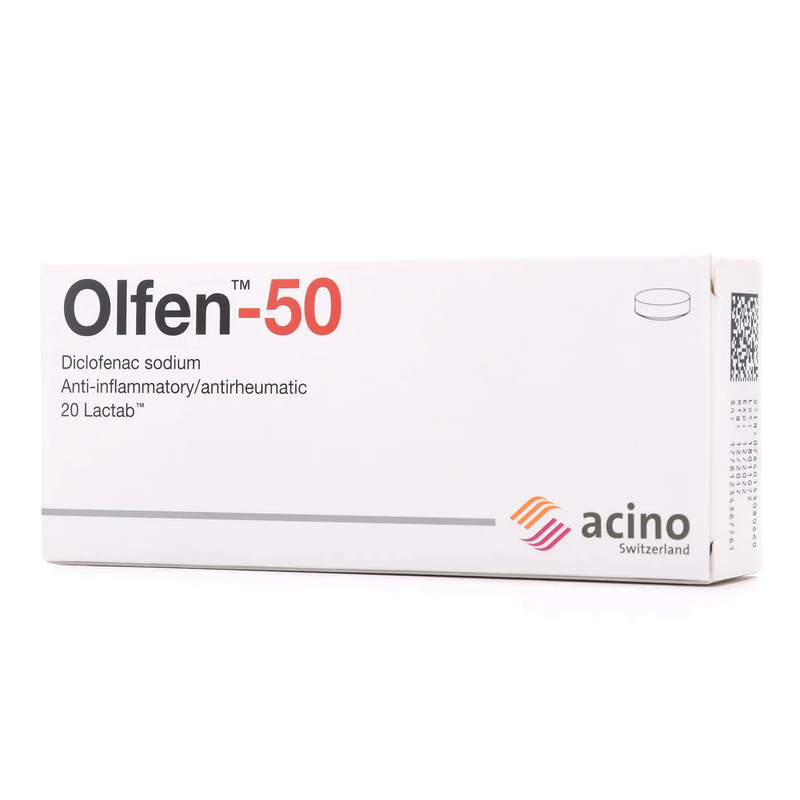 OLFEN 50 MG 20 TABLETS